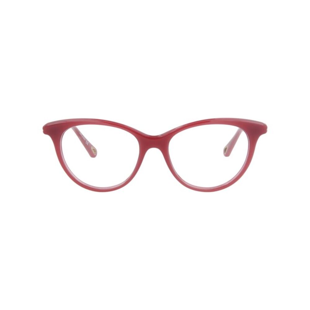 Chloé Cat Eye-Frame Bio Injection Optical Frames Orange Womens